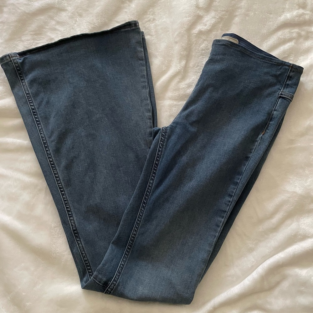 Free People Penny Flare Bell Bottom Pull On Jeans 27 - Picture 4 of 12